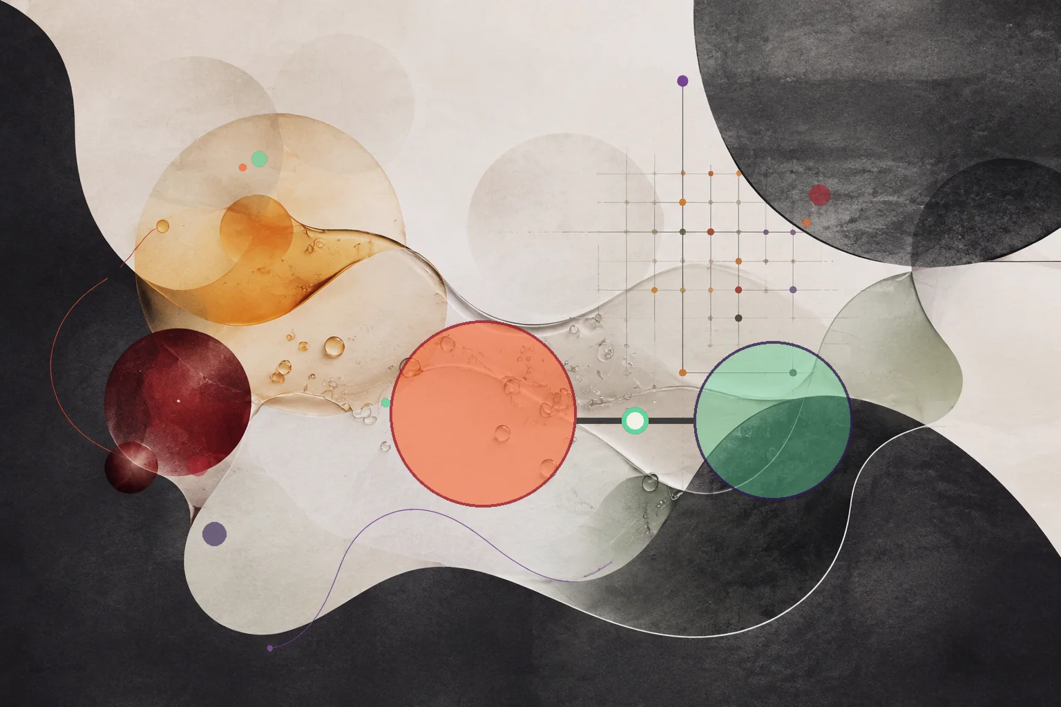 Editorial abstraction illustrating Almond Oil Omega Ratio: How to Interpret the Balance