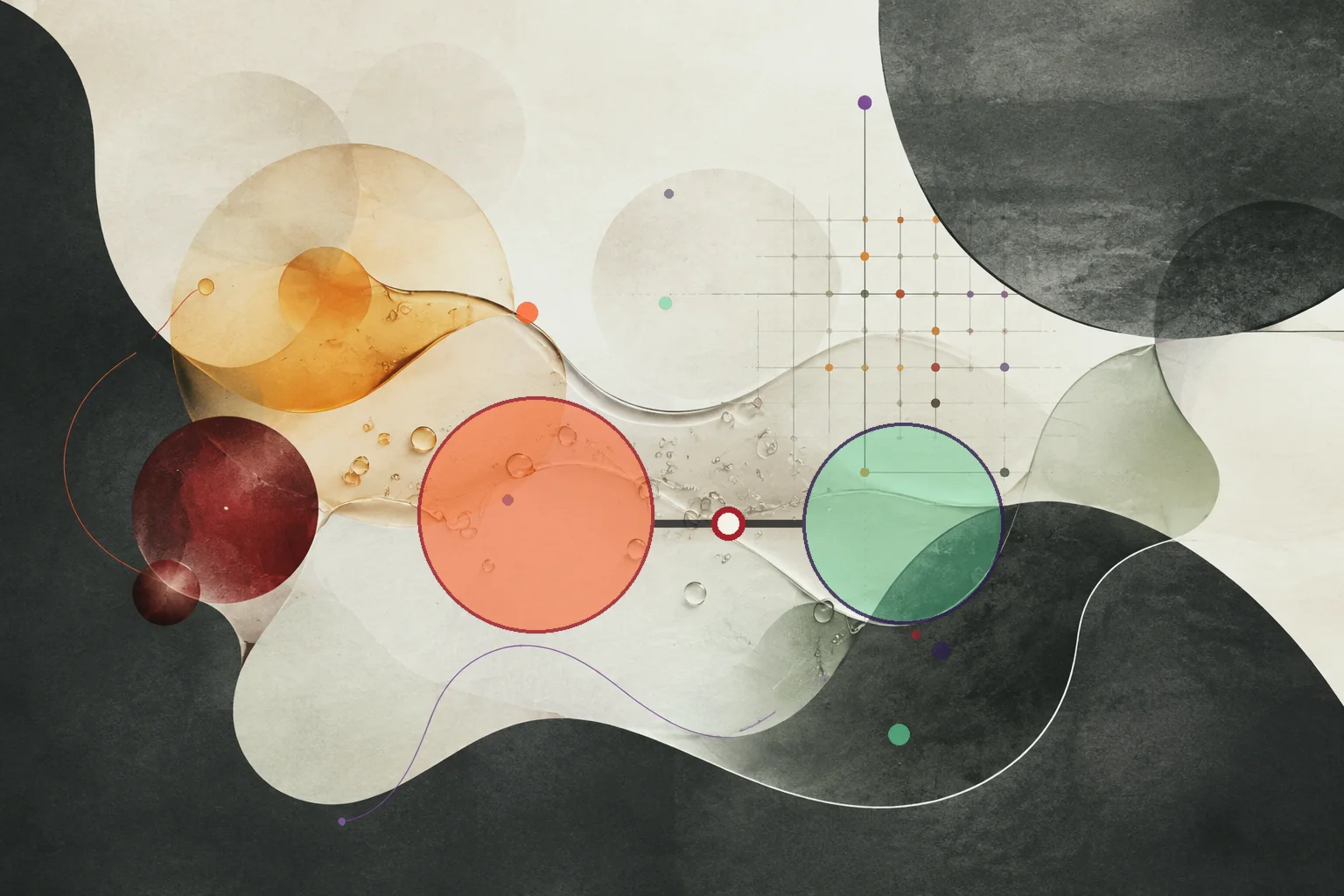 Editorial abstraction illustrating Best Omega 6 To 3 Ratio: How to Interpret the Balance