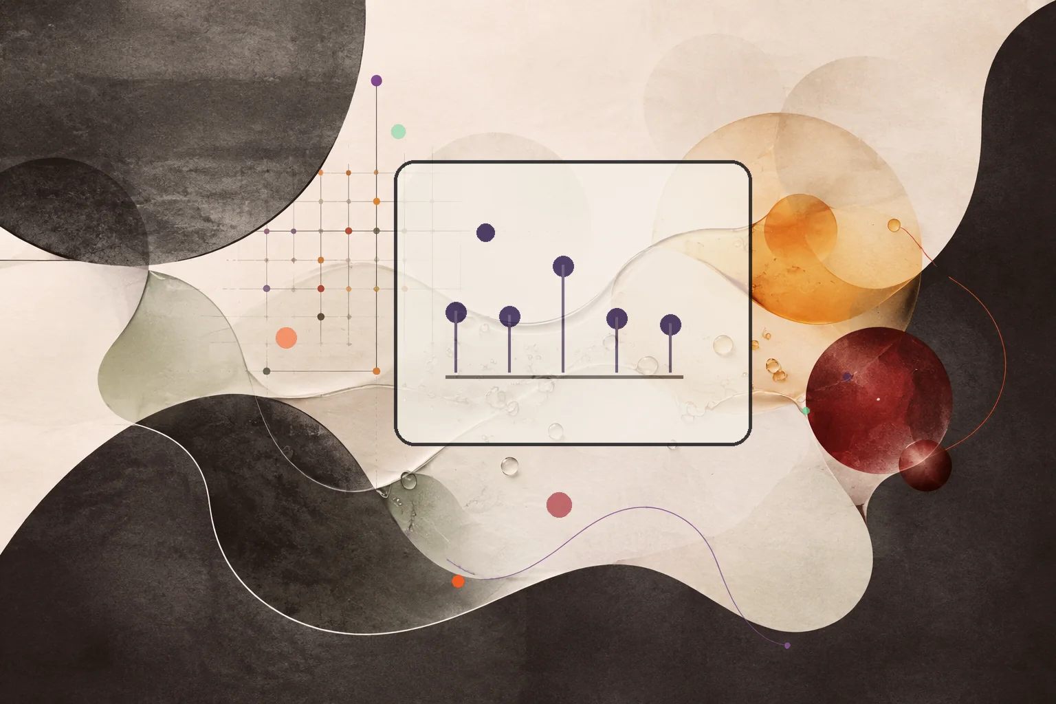 Editorial abstraction illustrating Blood Test Nutritional Panel: What the Test Measures and How It Works