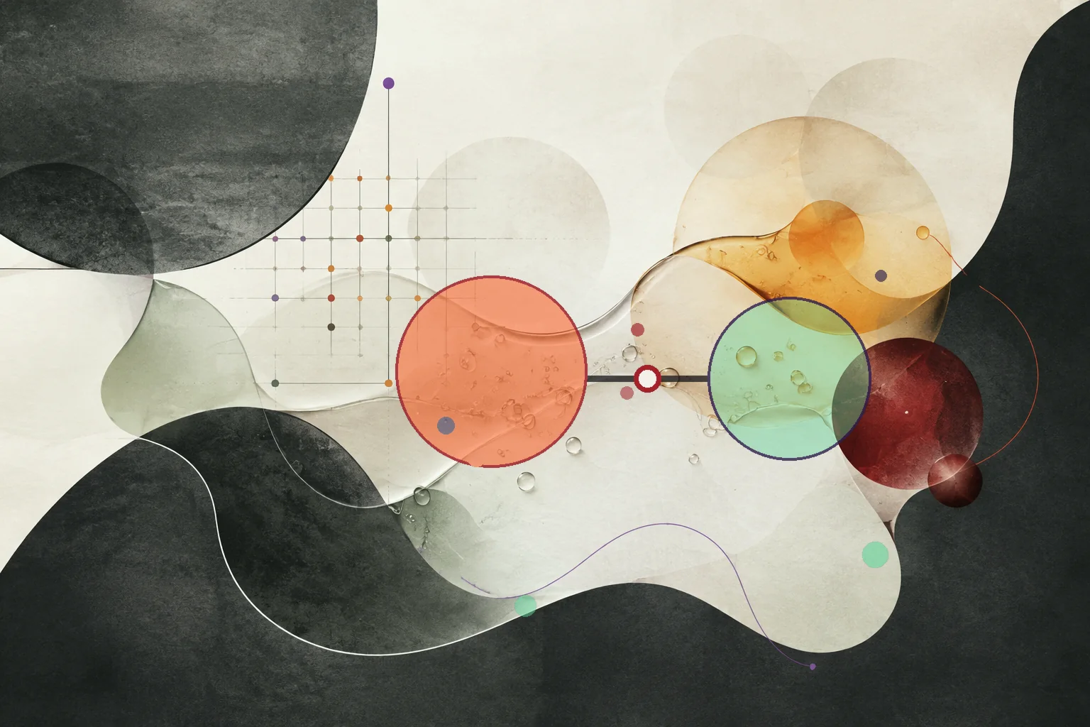 Editorial abstraction illustrating Macadamia Nut Omega Ratio: How to Interpret the Balance