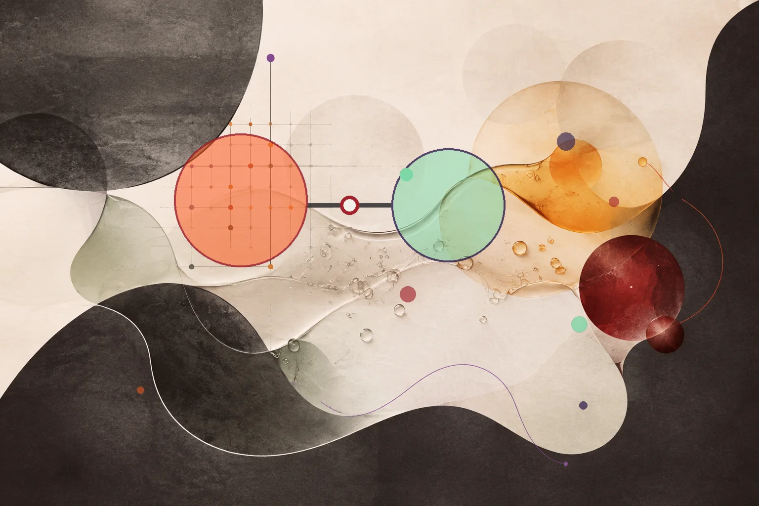 Editorial abstraction illustrating Omega Balance: How to Interpret the Balance