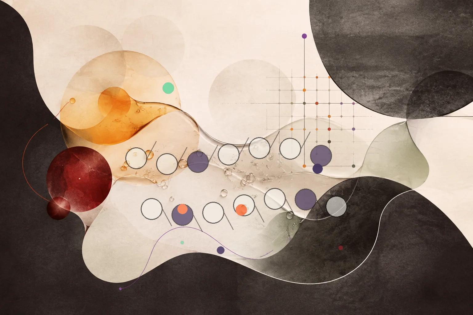 Editorial abstraction illustrating Personalised Nutrition Companies: What the Data Can and Cannot Personalize