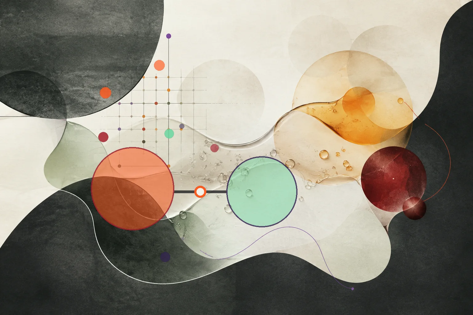 Editorial abstraction illustrating Zinzino Balance Test: How to Interpret the Balance