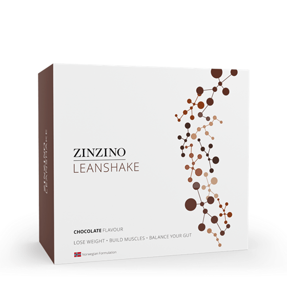 LeanShake Chocolate, portion pack — official Zinzino product image