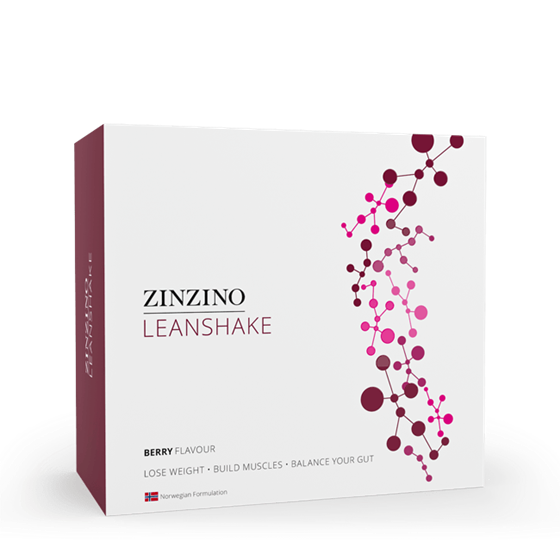 LeanShake Berry, portion pack — official Zinzino product image