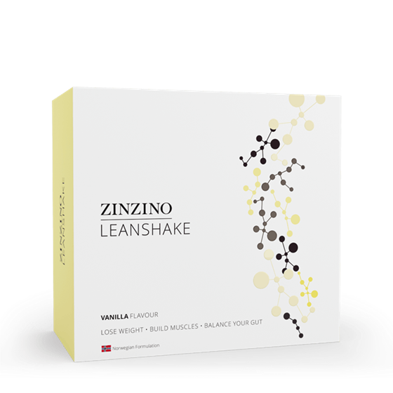 LeanShake Vanilla, portion pack — official Zinzino product image