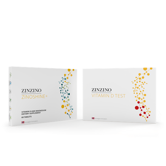 Zinoshine+ kit with 1 test — official Zinzino product image