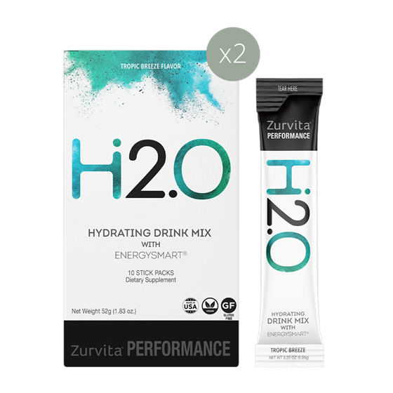 H20 Stickpacks x2 Kit — official Zinzino product image