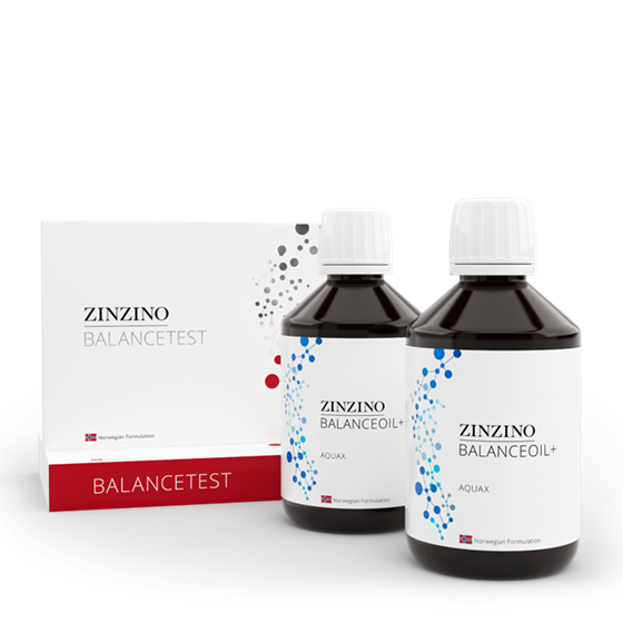 BalanceOil+ AquaX x2 Kit with Test — official Zinzino product image